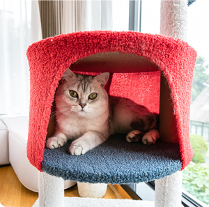 Grote Jongen Krabpaal Voor Katten Speelspeelgoed Grote Houten Kat Nest Krabber Met Sisal Touw - Product Image 6