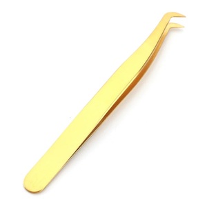 Pinzas de acero inoxidable de alta calidad, herramienta esencial para accesorios de pestañas, pinzas para pestañas - Product Image 4
