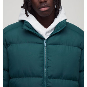 Veste d'hiver matelassée pour homme, légère, à capuche, manteau à bulles, vêtement d'extérieur chaud et isolé - Product Image 6