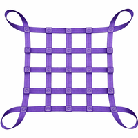 Filet de chargement extensible 1T 100% polyester avec facteur de sécurité 4:1 pour levage lourd et transport de meubles