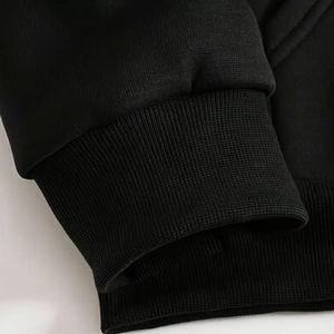 Logo personnalisé hommes couleur bloc à manches longues sweat à capuche zippé dessin animé graphique cordon sweat à capuche hauts - Product Image 5