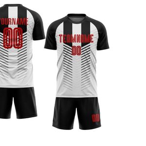 Conjunto de Uniforme de Fútbol Moderno con Rayas, Camiseta de Manga Corta, Uniforme de Fútbol Transpirable, Ropa Deportiva de Alto Rendimiento, Atuendo de Entrenamiento para Partidos - Product Image 2