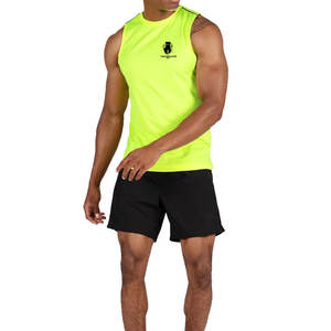 Débardeur de compression pour homme sur mesure - 100% coton, vêtements de sport décontractés, respirant et écologique - Product Image 3