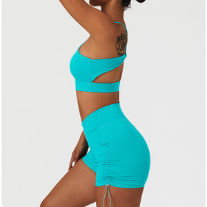 Conjunto Deportivo para Mujer, Top Deportivo y Leggings, Diseño Personalizado de Alta Calidad con Logotipo, Spandex/Nylon con Elasticidad en Cuatro Direcciones - Product Image 4
