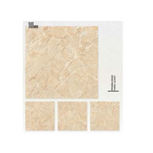 Carreaux de sol en céramique de haute qualité 600x600mm carrés d'intérieur au design moderne en pierre de marbre de style brillant indien - Product Image 3