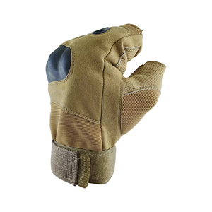 Gants tactiques demi-doigts en cuir véritable unisexes de haute qualité, antidérapants, légers et respirants pour le tir en plein air - Product Image 2