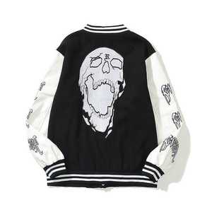 Lo último 2025 College Letterman Satin Bomber Jacket Custom Varsity Style Baseball Jacket para hombres Precio al por mayor para pedidos al por mayor - Product Image 5