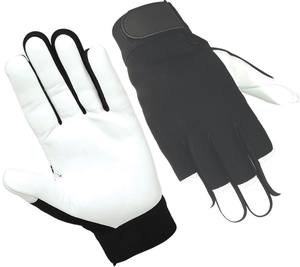 Guantes de trabajo de seguridad mecánicos personalizados para hombres 2024 nuevos guantes mecánicos al por mayor guantes de cuero de vaca de Pakistán - Product Image 2