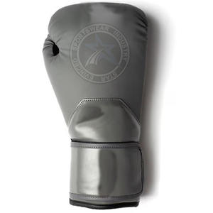 Guantes de boxeo de entrenamiento de perforación profesional de 14OZ con logotipo personalizado para cierre Equipo de boxeo de cuero artificial de alta calidad - Product Image 2