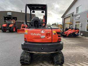 Mini-excavatrice hydraulique Kubota KX040-5 de qualité supérieure 2022, excavatrice compacte sur chenilles 4T avec cabine fermée pour l'excavation - Product Image 2