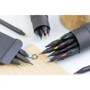 Juego de 12 Lápices Personalizados Nellery con Sacapuntas de Primera Calidad - Product Image 2