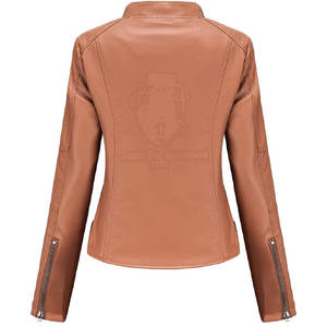 Vestes en cuir pour femmes chaudes d'hiver à vendre / 100% cuir véritable d'origine, vestes pour femmes pour la saison hivernale - Product Image 3