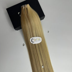 Sun Hair Company 822 Sutle Highlight Straight Double Drawn Virgin Paquetes de trama de cabello humano vietnamita Extensiones de cabello humano - Product Image 2