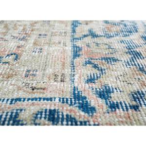 Alfombra de Lana Anudada a Mano Estilo Vintage, Diseño Abstracto con Medallón Azul, para Sala de Estar, Pasillo, Rectangular, Diseño de Patchwork, Pae-2926 - Product Image 3