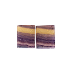 Multi Fluorite 2 Pcs 55cts Lot de pierres précieuses pour la fabrication de bijoux Bague en pierre sculptée Pierre unique fabriquée à la main - Product Image 4
