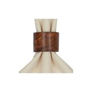 แหวนผ้าเช็ดปากทำจากไม้ขัดเงาทันสมัยสินค้าขายดีในการตกแต่งโต๊ะแหวนผ้าเช็ดปากเงิน - Product Image 6