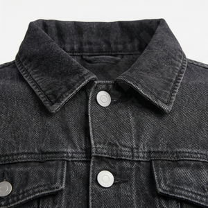 Veste en jean en coton pour homme de haute qualité, col montant, réversible, élégante, décontractée, vêtements d'extérieur d'hiver, vente - Product Image 4