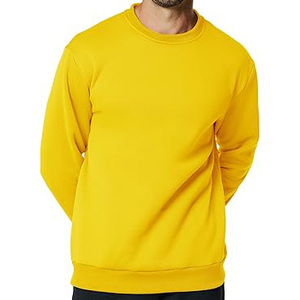 OEM personnalisé pour hommes imprimé coton polyester polaire respirant écologique coupe ample pull sweat hiver en vrac porter équipage - Product Image 3