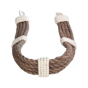 Cuerda yute cortina colgante Tieback titular calidad superior gran tamaño personalizado forma cortina titular y gancho bucle forma personalizada - Product Image 6