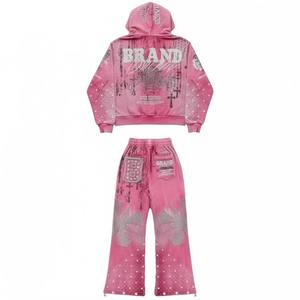 Chándal con Serigrafía Personalizada, Diseño Holgado de Moda, 100% Felpa de Algodón, Perfecto para Uso Diario, Unisex - Product Image 1