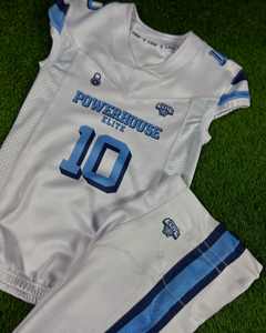 Uniforme de fútbol americano transpirable patrón sólido conjunto de manga corta - Product Image 1