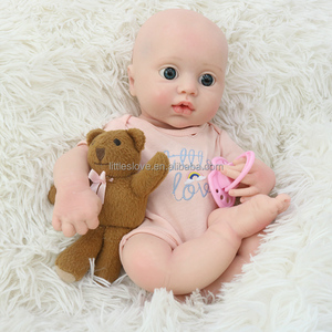 Poupées de bébé Reborn en Silicone, corps entier, jumeaux, garçon et fille, 13 pouces, véritable poupée de bébé, doux au toucher - Product Image 6