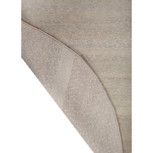 Tapis en laine et soie noué à la main Manchaha Lub-6552 bleu, motif rayé, tapis rectangulaire pour la maison, salon, chambre, couloir - Product Image 5