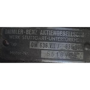 MOTEUR COMPLET MERCEDES Ponton Diesel Série 2000 (60>) - Product Image 3