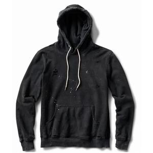 2025เสื้อฮู้ดผู้ชายลายปักโลโก้แบบกำหนดเองได้เสื้อผ้าแนวสตรีทพิมพ์ลายสาดดีไซน์แฟชั่นโอเวอร์ไซส์ - Product Image 1