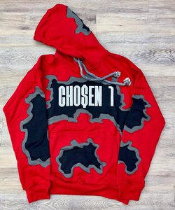 Sweat à capuche surdimensionné en coton biologique lavé à l'acide avec logo personnalisé 2026, streetwear d'hiver, broderie, patch de lettres usées - Product Image 2