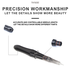 Machine à Microblading de qualité supérieure, stylo de maquillage Permanent Charmant, batterie <span class=keywords><strong>Rechargeable</strong></span> noire, stylo de tatouage sans fil - Product Image 4
