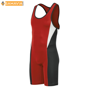 Ropa Deportiva Samavia para Lucha Libre, Antiencogimiento, Diseño Personalizado, Logotipo Frontal, Impresión Digital de Alta Calidad, 200gsm, Precio Bajo - Product Image 3