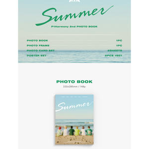 [ลดราคา] P1HARMONY - SUMMER [2ND PHOTO BOOK] (ของใหม่ / จัดส่งทันที) - Product Image 2