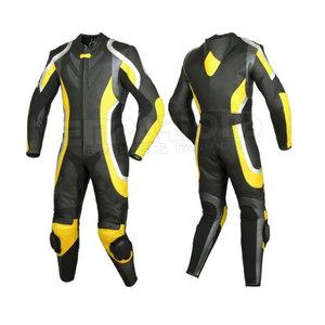 Traje personalizado de cuero para motocicleta, traje de carreras para motociclista, de la mejor calidad, última marca - Product Image 1