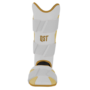 Protector de Espinilla de Béisbol Profesional QST, de Cuero, Duradero, Antideslizante, con Color y Logotipo Personalizables, para Adultos y Jóvenes, con Doble Correa, para Softbol - Product Image 2