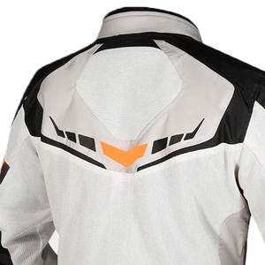Veste de moto imperméable et coupe-vent en cuir et textile, vêtements de sport grande taille avec évents et doublure amovible - Product Image 4