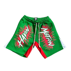 Custom <b>Men</b> Streetwear Custom Print Logo High Quality Drawstring Highstreets Acid Washed Summer Wear Casual Cotton <b>Shorts</b> - Product Image 4