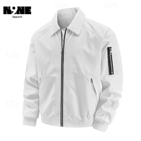 Chaquetas de Motocicleta Unisex de Cuero Genuino, Impermeables, Resistentes al Viento, Transpirables, Talla Grande, Estampadas, de Manga Larga, 300g, de Secado Rápido