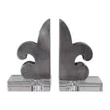 Sujetalibros contemporáneo hecho con aluminio duradero Los sujetalibros antideslizantes de color gris oscuro son livianos y resistentes al óxido - Product Image 4