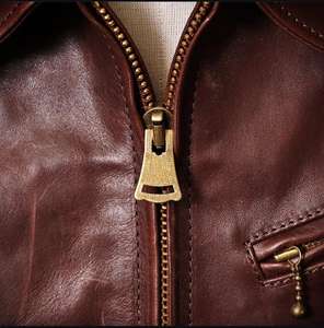 Chaqueta de bombardero larga de cuero de fabricante personalizado de alta calidad para hombres Cuero de longitud completa de calidad superior - Product Image 2