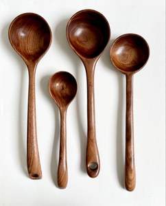 Cucharas de Cocina Duraderas, Cucharas de Madera Ecológicas, Utensilios de Servir Duraderos para Cocinas Saludables - Product Image 4