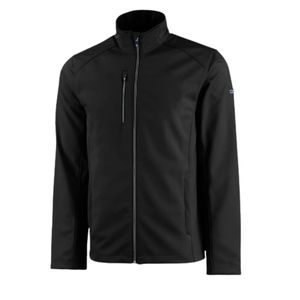 Veste Softshell pour homme en gros-Personnalisable Extérieur Coupe-vent Imperméable Fermeture à glissière Col roulé 100% Polyester - Product Image 1