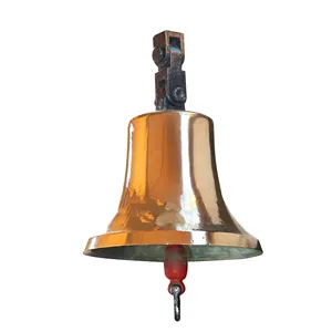 Hot Selling Solid Brass Ship Bell for Church New Brass Hanging Ship Bell for Home Hotel <strong>Decor</strong> <strong>Outdoor</strong> Knocking Usage in Low Moq - Product Image 6