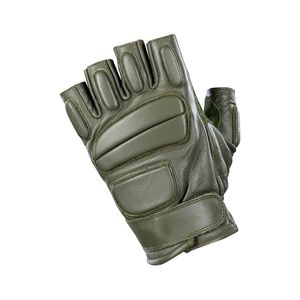 Gants tactiques imperméables Softshell demi-doigts coque dure couture renforcée gant à usage extérieur à long terme - Product Image 4