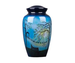 Urne funéraire faite à la main pour les cendres humaines Grande urne funéraire personnalisée pour les chiens - Product Image 4