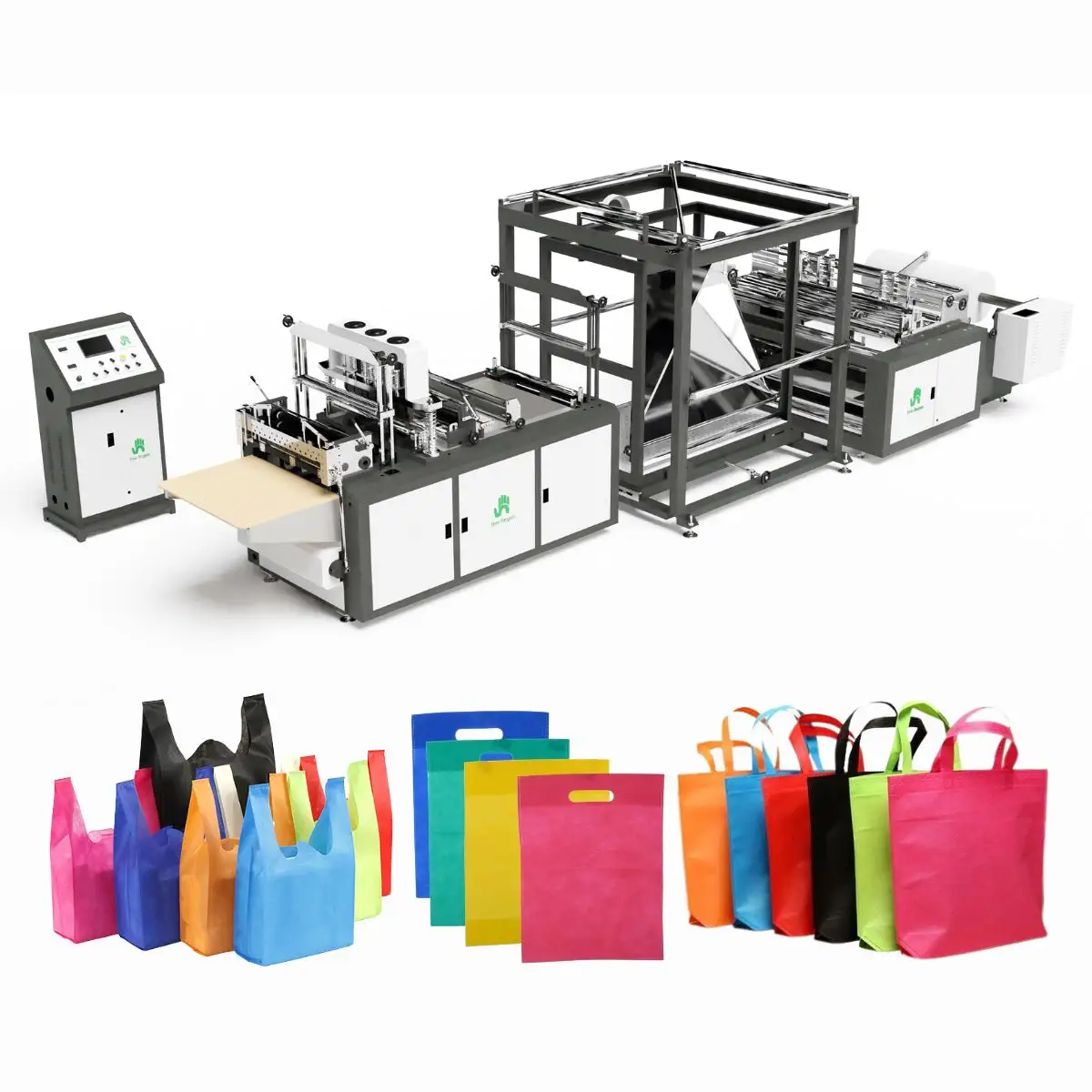 Machine de fabrication de sac de transport nouveau design Machines de fabrication de sac de shopping non tissé Ligne de production de tissu non tissé Single S Spunbond