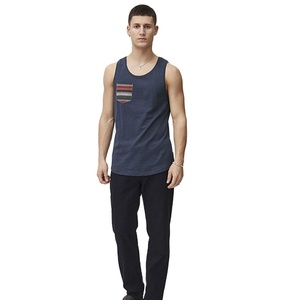 Débardeur de sport respirant et tendance pour homme, coupe ajustée, avec poche avant, idéal pour la course et la musculation, prix abordable, parfait pour l'été - Product Image 2