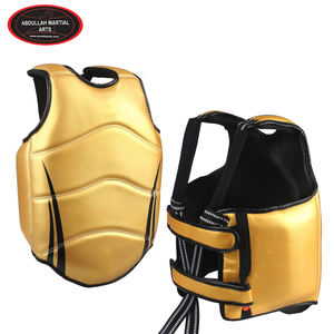 Protection de Poitrine en Cuir PU de Qualité Supérieure, Couleur Dorée, avec Logo Personnalisé, Prix de Gros par ABDULLAH MARTIAL ARTS - Product Image 4