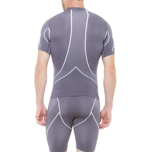 Ensemble de sport pour homme, compression, course à pied, gym, t-shirt et short, respirant, séchage rapide, vêtements de sport actifs, vente en gros personnalisée - Product Image 6