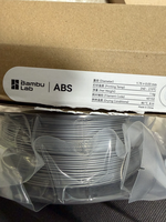 Filamento ABS de Bamboo Lab de 1.75 mm, Material de Impresión 3D de Ingeniería para Prototipos de Piezas Funcionales de Alta Resistencia e Impresión FDM